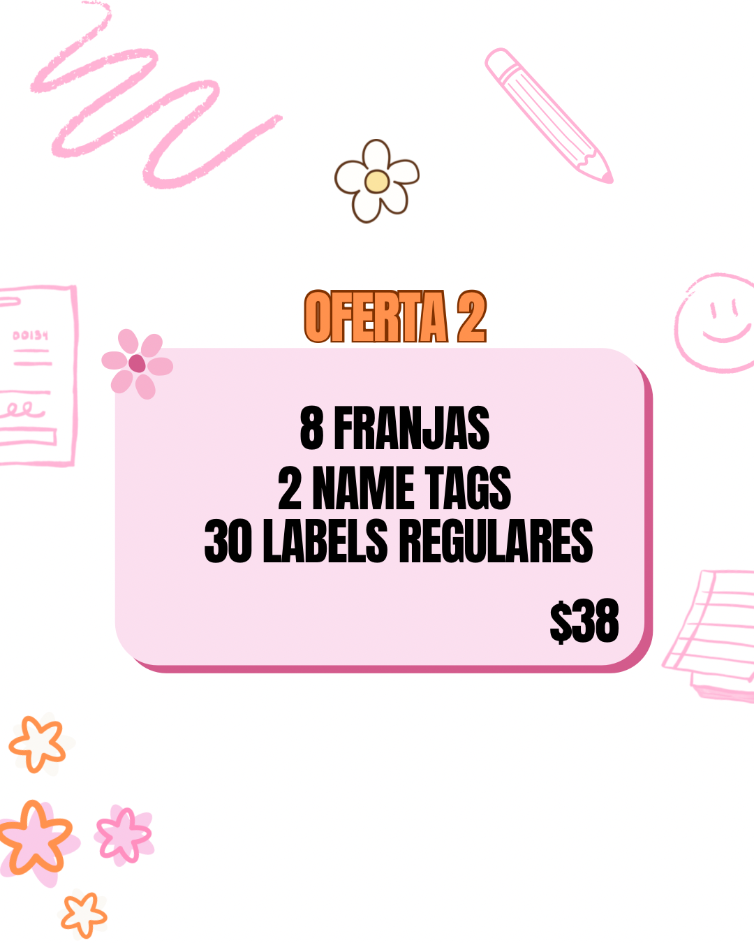Pack de Labels Escolares
