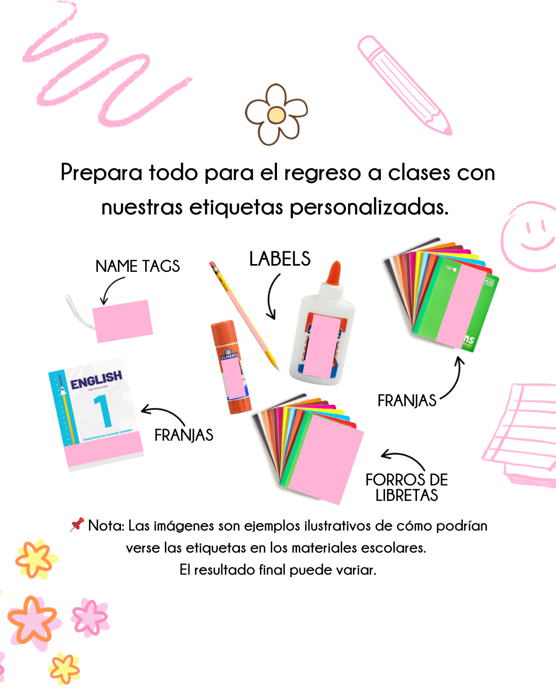 Pack de Labels Escolares