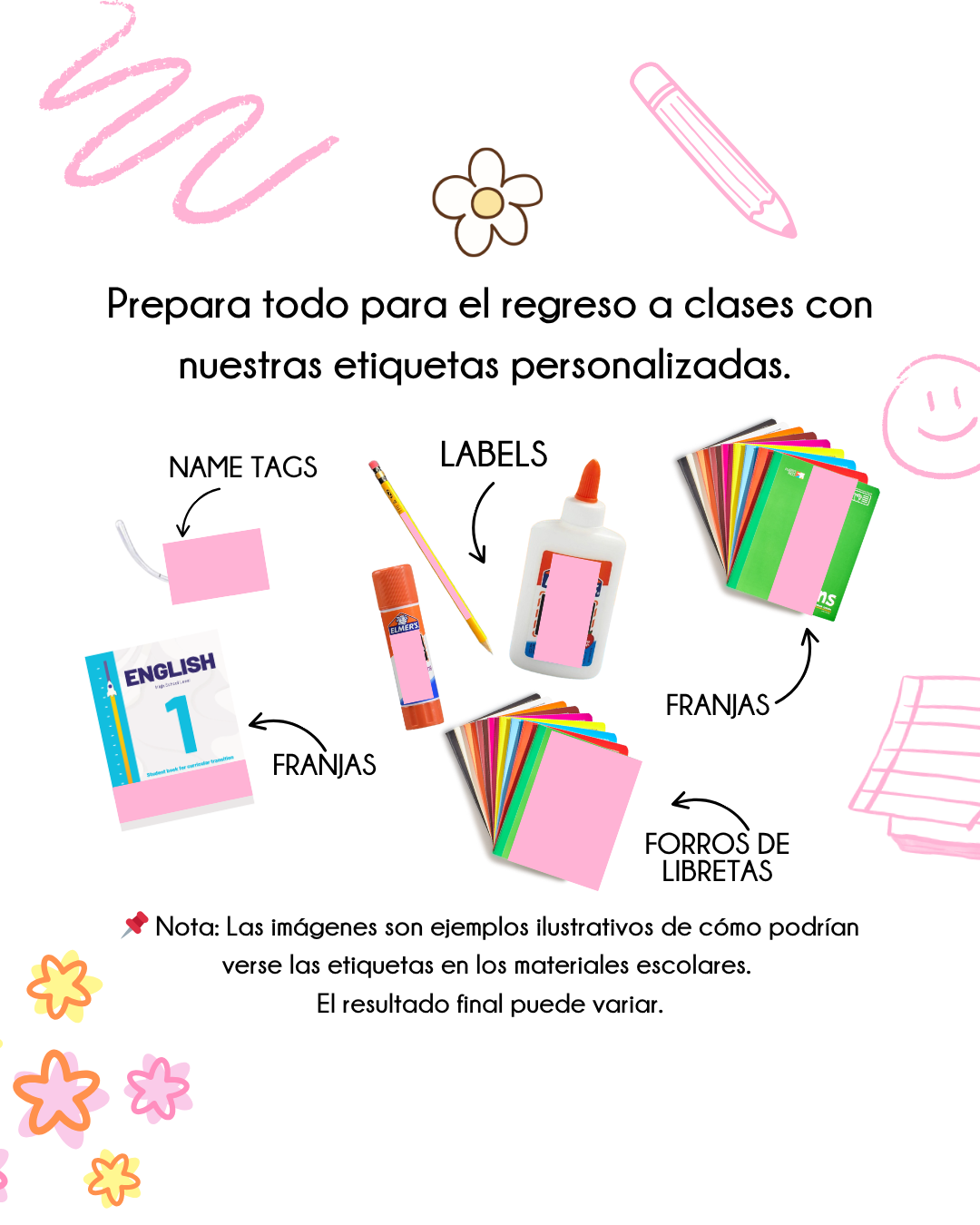 Label Escolar Individual